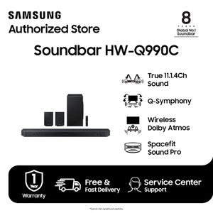 Samsung Soundbar True 11.1.4Ch dengan Wireless Dolby Atmos-HW-Q990C/XD