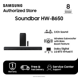 Samsung Soundbar HW-B650 3.1ch dengan Dolby Audio & Bass Boost