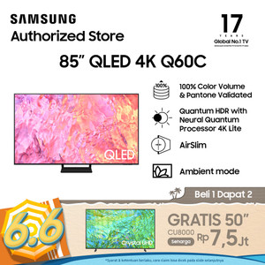 Samsung Smart TV 85 inch QLED 4K Q60C - QA85Q60CAKXXD