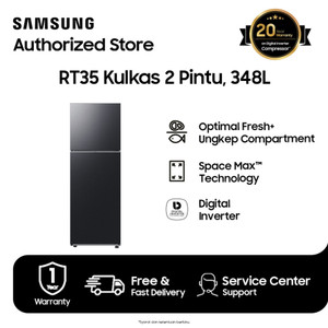 Samsung Kulkas 2 Pintu dengan Ungkep Compartment 348L - RT35CG5420B1SE