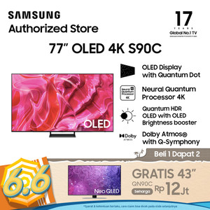 Samsung Smart TV 77 inch OLED 4K S90C  - QA77S90CAKXXD