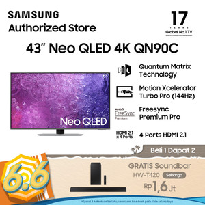 Samsung Smart TV 43 inch Neo QLED 4K QN90C -QA43QN90CAKXXD