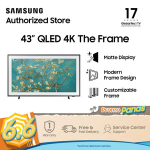 Samsung Lifestyle Smart TV The Frame 43 inch LS03B QLED 4K QA43LS03BA