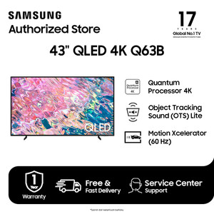 Samsung Smart TV 43 inch QLED 4K Q63B