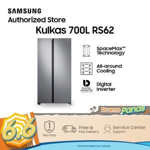 Samsung Kulkas Side By Side, 617 L - RS62R5001SL