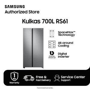 Samsung Kulkas Side By Side, 647 L - RS61R5001M9