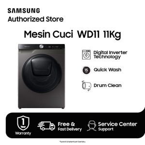 Samsung Mesin Cuci Front Loading Combo Dryer 11 Kg - WD11T754DBX/SE