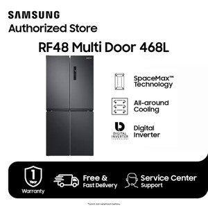 Samsung Kulkas RF48 Multi Door with Twin Cooling, 468L - RF48A4000B4