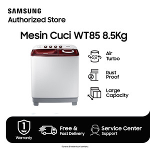 Samsung Mesin Cuci 2 Tabung, 8.5 Kg - WT85H3210MG