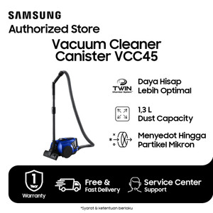 Samsung Canister Vacuum Cleaner 360 W - VCC4540S36