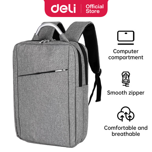 Deli Office Backpack / Bag / Tas Ransel Kerja Anti Pegal EH1033-CS