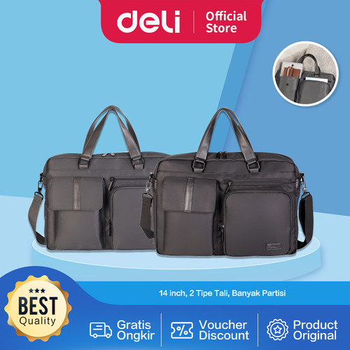 Deli Tas Laptop / Tas Kerja Kantor Selempang BG106