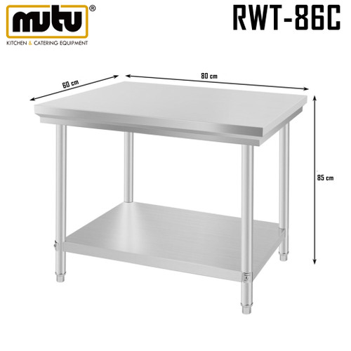 working table stainless / meja 80 cm RWT-86C