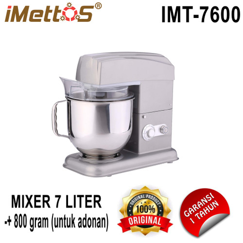 pengaduk adonan | mixer roti IMETTOS -7600 (GREY)