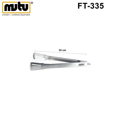 Food Tong Stainless Steel Penjepit Makanan Mutu FT-335