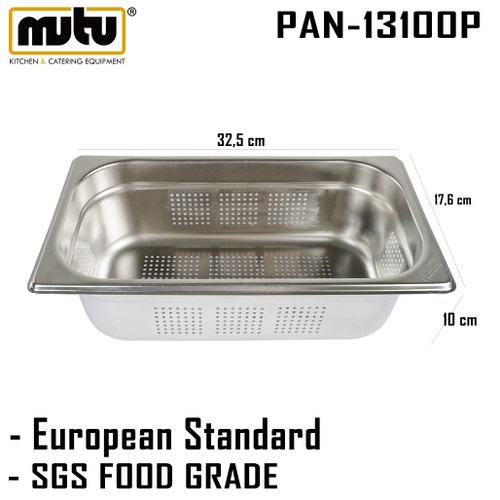 food pan Peniris Makanan 1/3 Mutu PAN-13100P