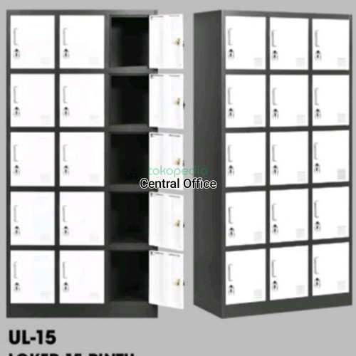 Locker Besi 15 pintu Uno UL-015 promo free ongkir wilayah jatadebek