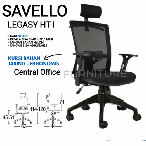 Kursi kantor Savello Legacy HT-I free ongkir jatadebek