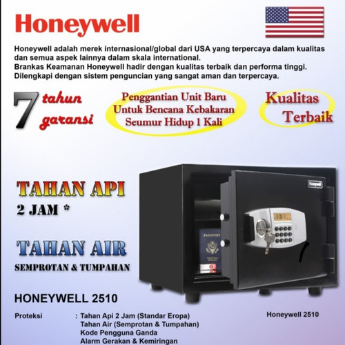 Brankas Honeywell 2510 promo free ongkir wilayah dki jakarta