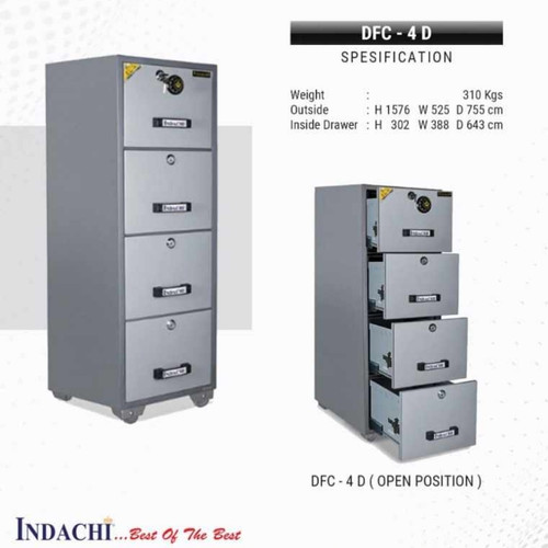 Filing Cabinet anti api Indachi DFC-4D free ongkir Jatabek