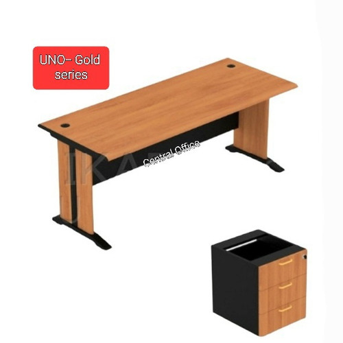 Meja kantor-kerja+laci Uno Gold 4055 uk-150cm free ongkir jatadebek