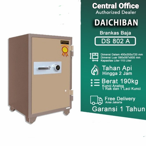 Brankas Daichiban DS-802A FREE ONGKIR UNTUK WILAYAH DKI JAKARTA