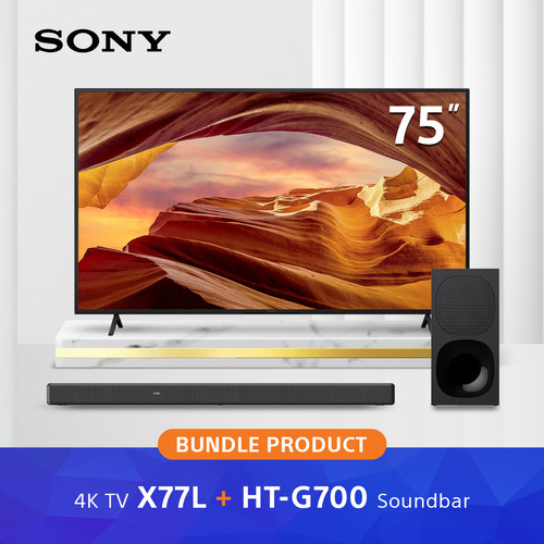 Bundle Sony KD-75X77L & HT-G700