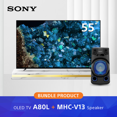 Bundle Sony XR-55A80L & MHC-V13