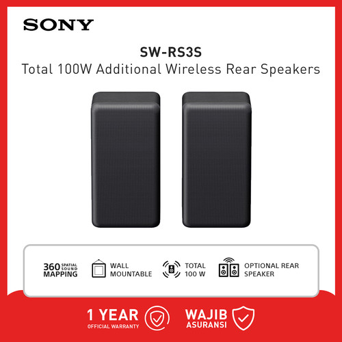 Sony Speaker SA-RS3S Wireless Rear