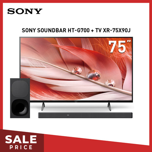 Bundle Sony XR-75X90J & Soundbar HT-G700