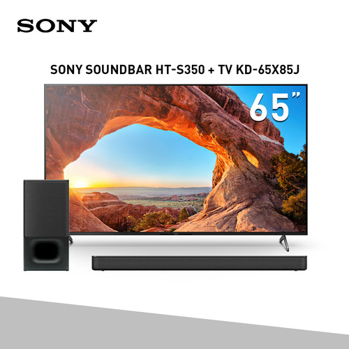 Bundle Sony TV KD-65X85J & Soundbar HT-S350