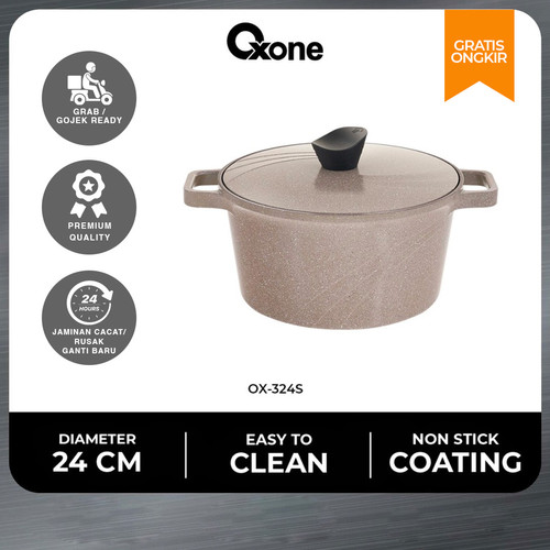 Oxone OX324S Casserole Pot 24 cm Anti Lengket | Areum Collection