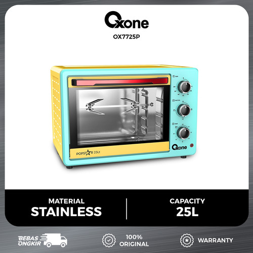 Oxone OX7725P Pop Star Oven Listrik Pemanggang 25 L Multifungsi