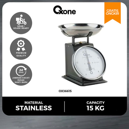 Oxone OX36615 (15) KG Timbangan Dapur/ Stainless steel/New Arrival