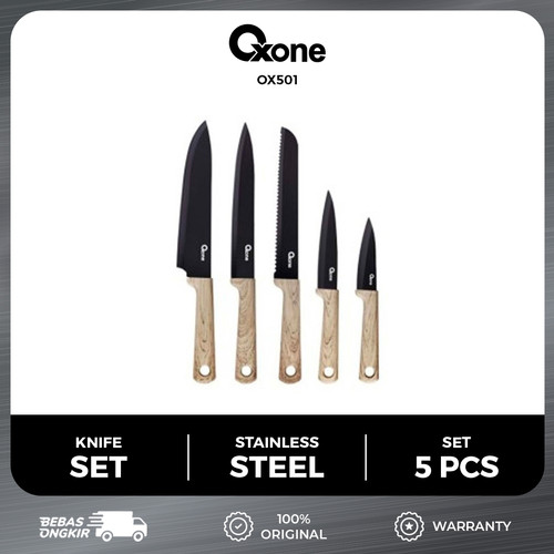 Oxone OX501Knife Set Pisau Set Tajam Kitchen Tools Berkualitas