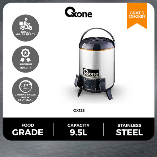 Oxone OX125 Water Tank Termos Air Panas 9.5 L Stainless Steel