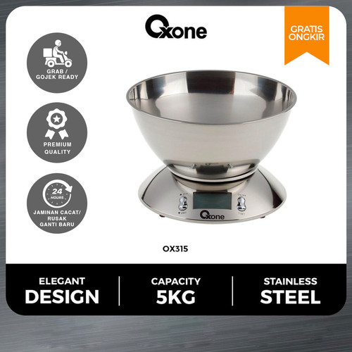 Oxone OX315 Timbangan Dapur Digital Scale Max 5 kg