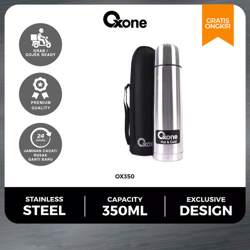 Oxone OX350 Thermos Stainless Steel 350 ml Higienis Tahan Panas