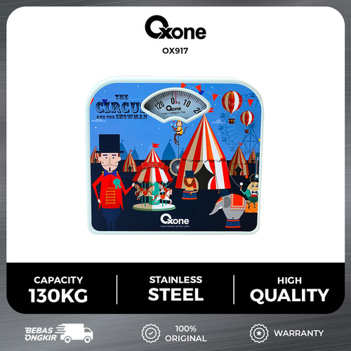 OXONE Timbangan Badan Analog OX 917-4 / Terjamin / Stainless Steel