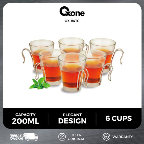 Oxone Tea Cup Set Food Warmer Signature Gold Series OX-84TC