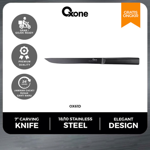 Oxone OX61D Pisau Tajam Steak Bread Knife Pisau Dapur Anti Karat