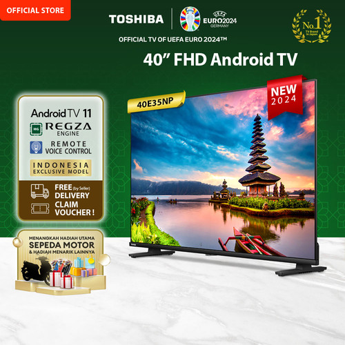 [INDONESIA] Toshiba TV 40" FHD Android TV - Dolby Digital - 40E35NP