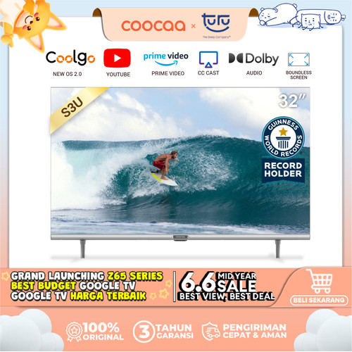 COOCAA 32 inch Digital Smart TV (Model : Coocaa 32S3U)