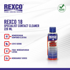 PRJ - Rexco 18 Pembersih Elektrik & Elektronik (Contact Cleaner) 220 Ml