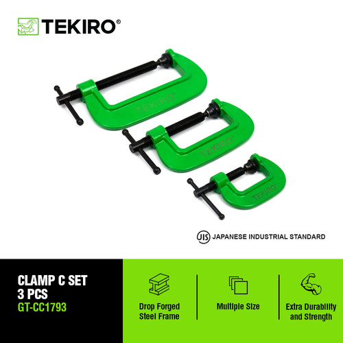 TEKIRO KLEM C SET 3 PCS / CATOK / ALAT JEPIT