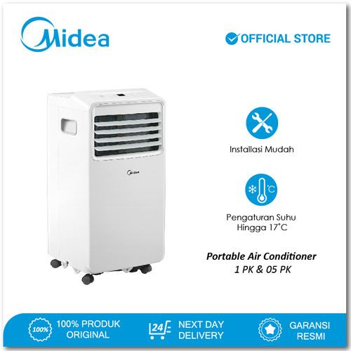 Midea AC Portable MPHA-05/09CRN7 Multiple Function AC - 0.5PK / 1 PK