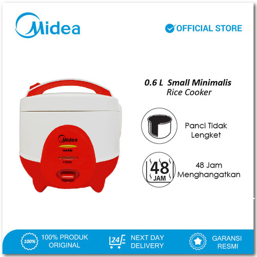 Midea Mini Rice Cooker 0.6 Liter MRMA-2100