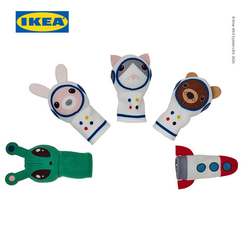 IKEA AFTONSPARV Boneka Jari Set Isi 5pcs