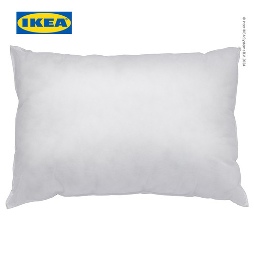 IKEA INNER Alas Bantal Kursi Keras Putih 40x58cm