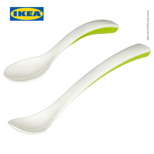 IKEA BORJA Sendok Makan dan Sendok Bayi Set Isi 2pcs